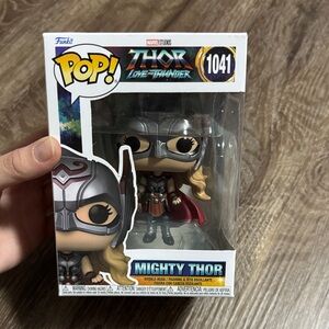 Funko Pop! Thor Love and Thunder Figure with Silver and Red